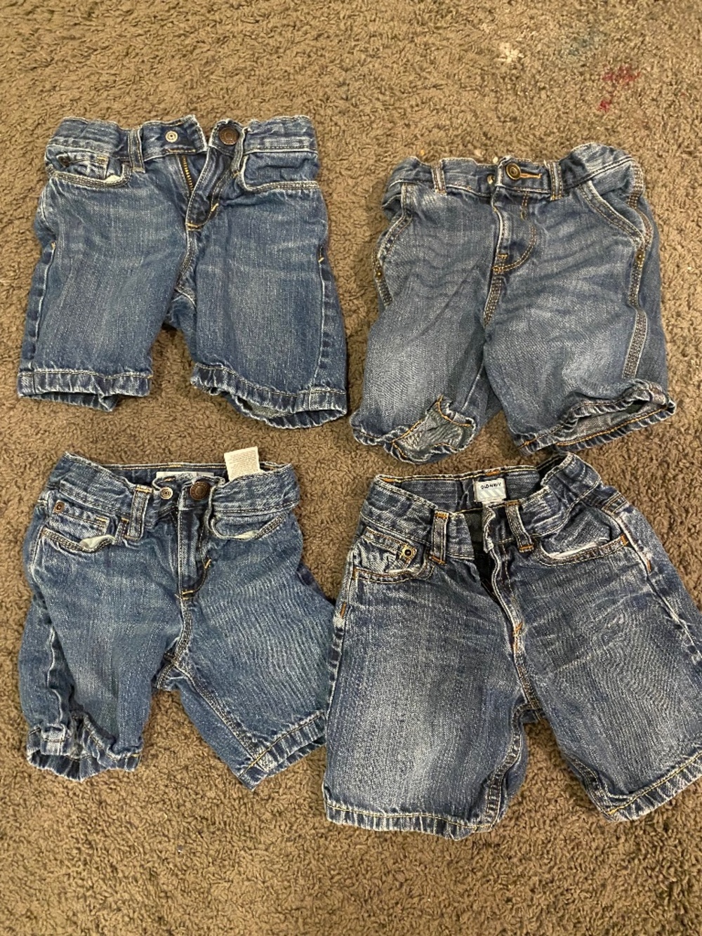 Boys 3T denim shorts lot